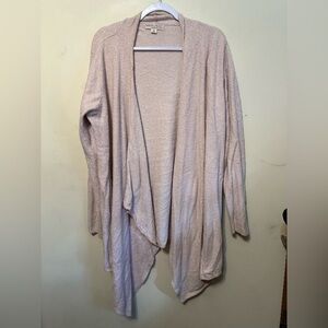 Barefoot Dreams Cozy Chic Hi Lo Open Front Cardigan Size 3x Waterfall‎ Bamboo